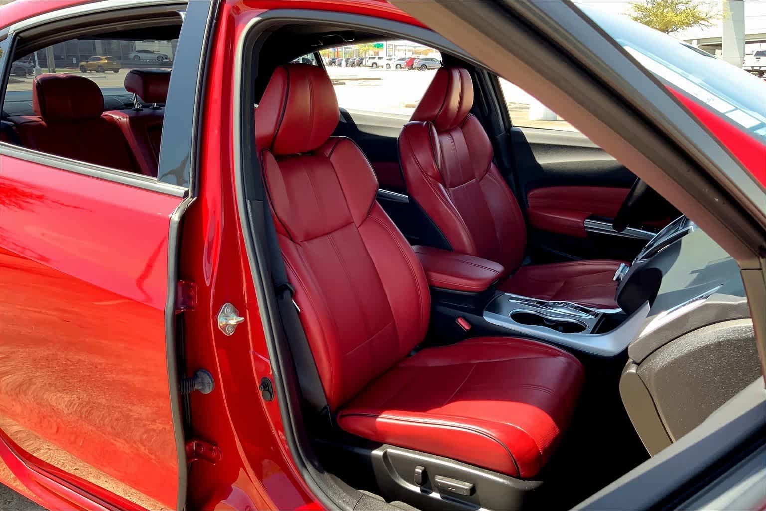 Used 2019 San Marino Red Acura w/A-Spec Pkg Red Leather image 8