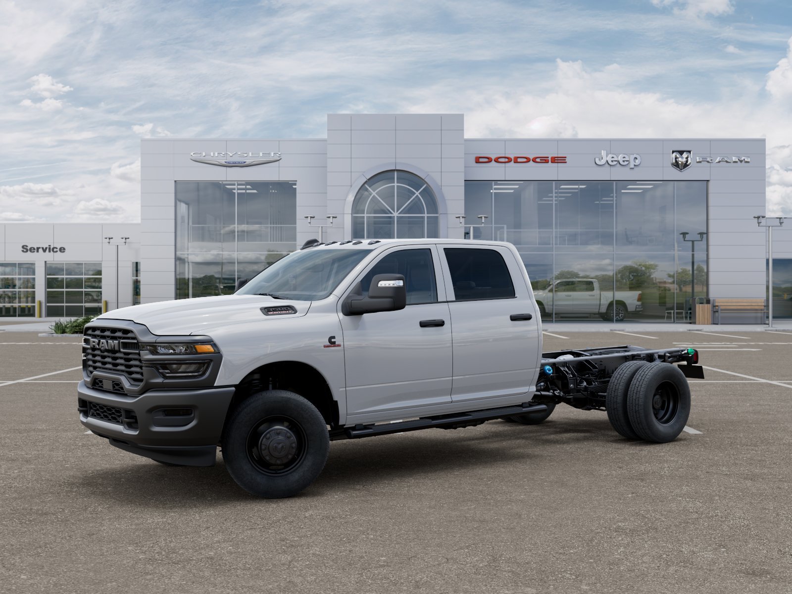 New 2026 Bright White Clear-Coat Exterior Paint RAM Tradesman image 4