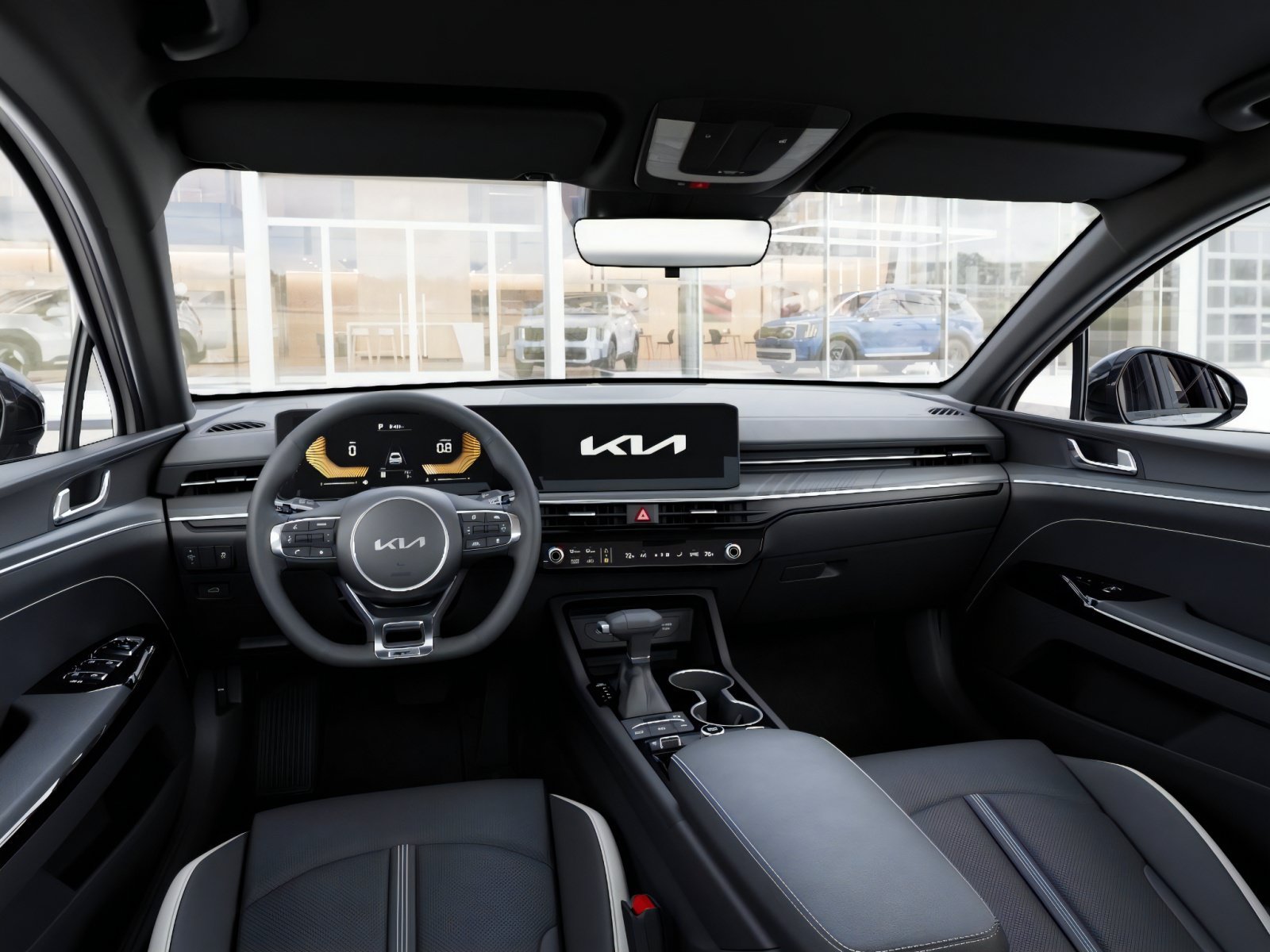 New 2026 Snow White Pearl Kia GT-Line FWD image 14