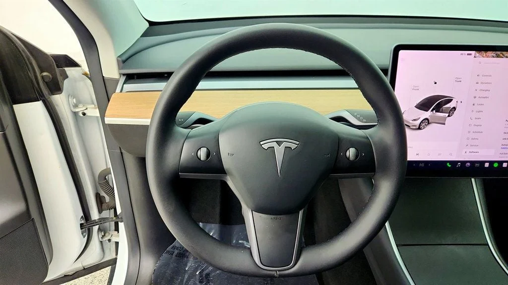 Used 2021 Pearl White Multi-Coat Tesla Long Range AWD w/ Acceleration Boost & Aerodynamic Wheel Pkg image 13
