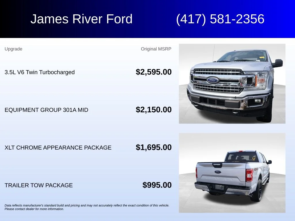 Used 2018 Ingot Silver Ford XLT image 5