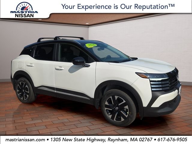 New 2026 Aspen White TriCoat / Super Black Two-tone Nissan SV image 1