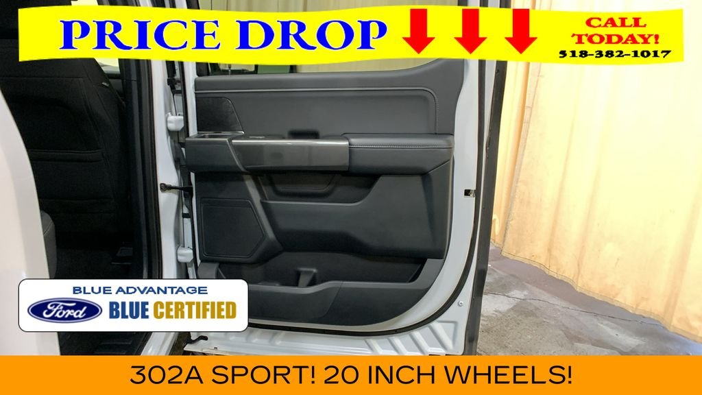 Certified Used 2022 White Metallic Ford XLT image 14
