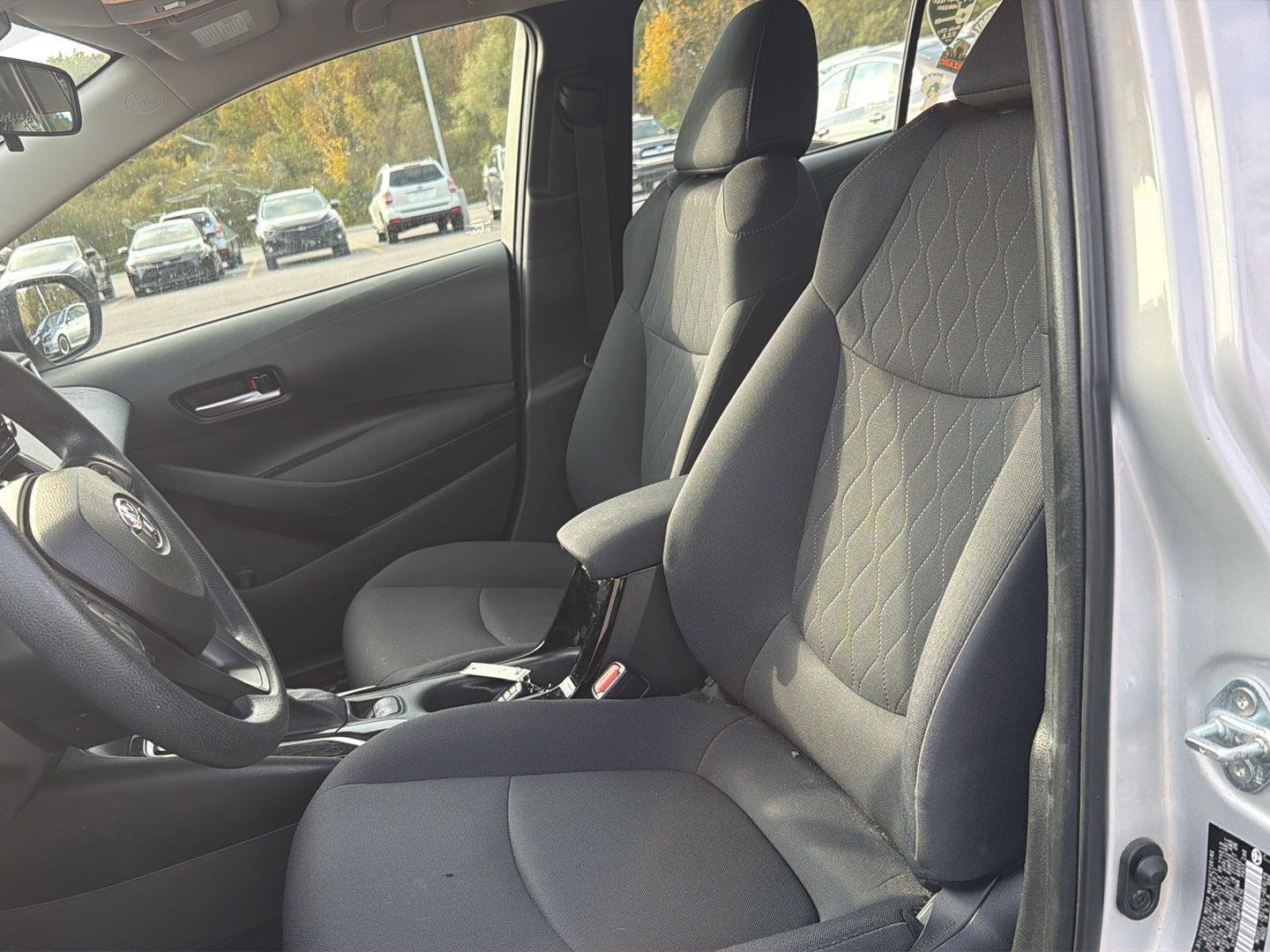 Used 2021 Classic Silver Metallic Toyota LE image 15