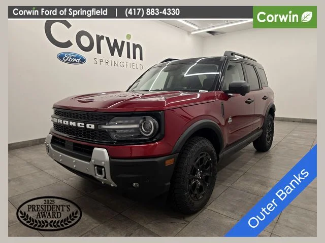 New 2026 Ruby Red Metallic Tinted Clearcoat Ford Outer Banks® image 1