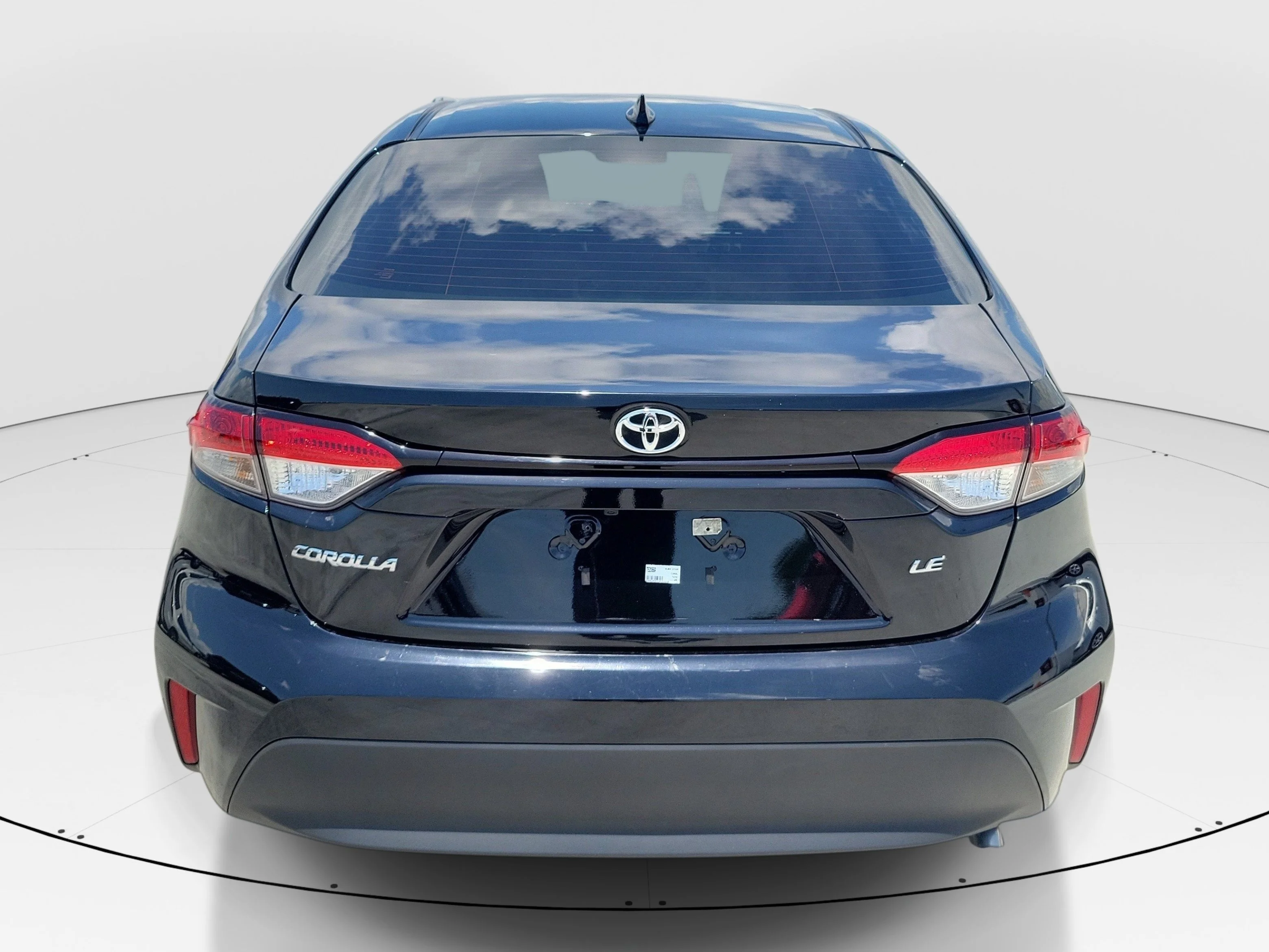 Used 2025 Midnight Black Metallic Toyota LE image 5