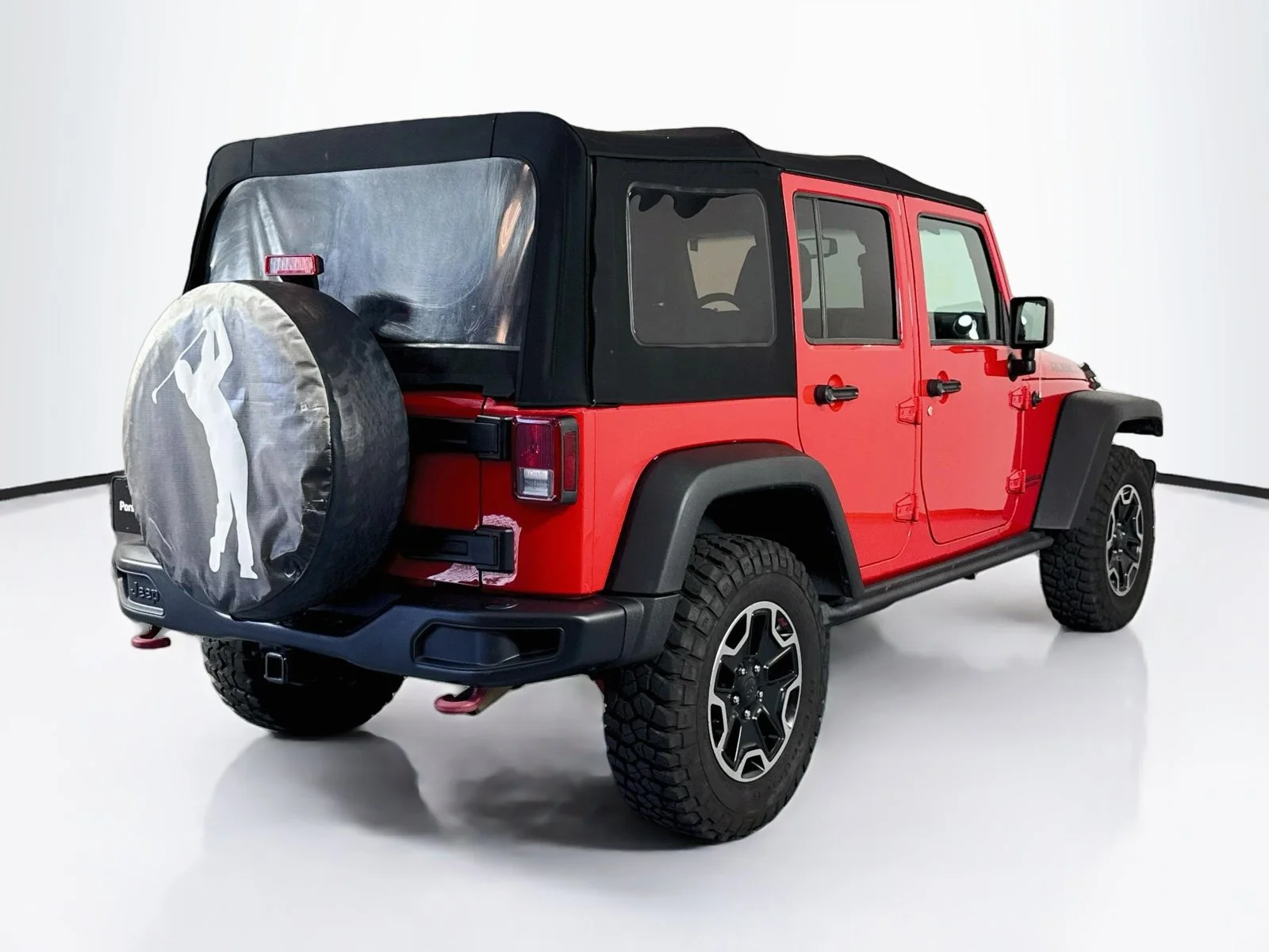 Used 2016 Firecracker Red Clearcoat Jeep Rubicon Hard Rock image 9