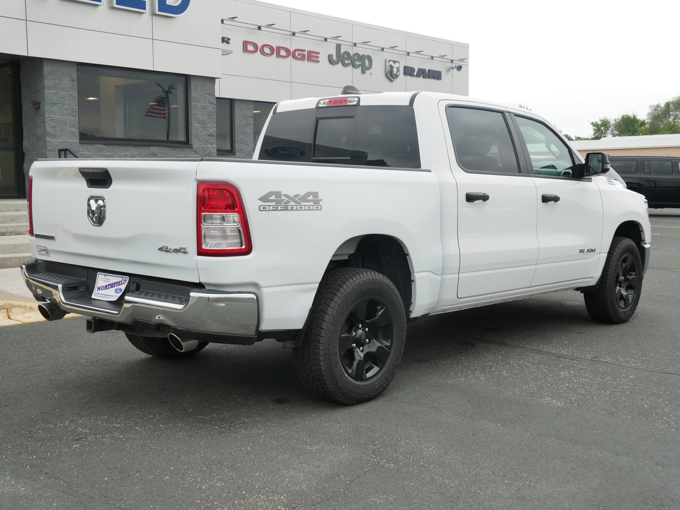 Used 2024 Bright White Clearcoat Ram Big Horn image 8
