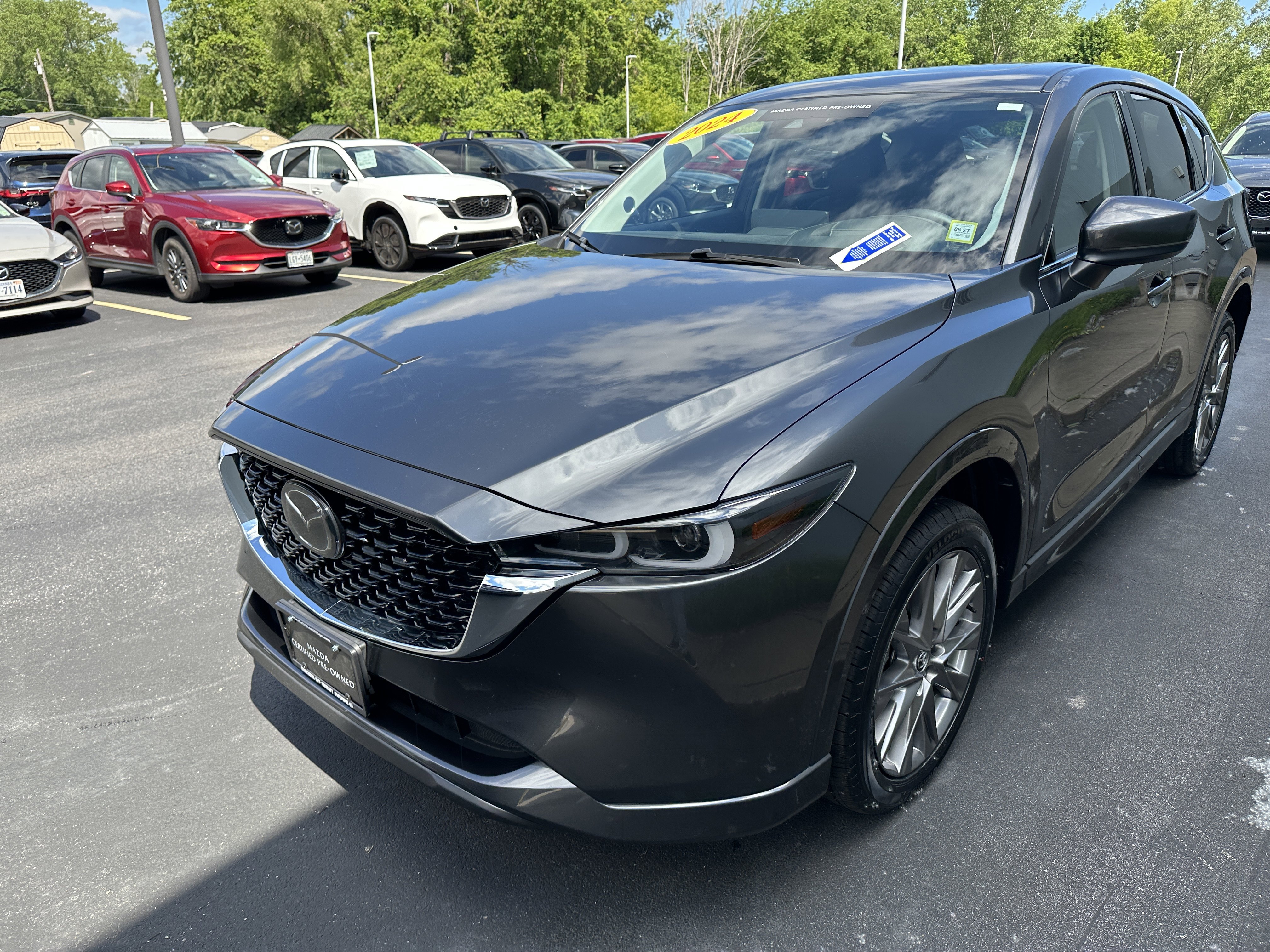 Used 2024 Machine Gray Metallic Mazda 2.5 S Premium Plus Package image 2