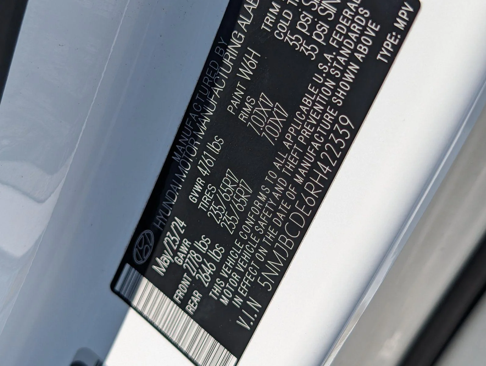 Used 2024 White Pearl Hyundai SEL image 36