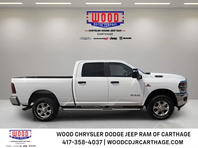 Used 2025 Bright White Clearcoat Ram Big Horn image 2