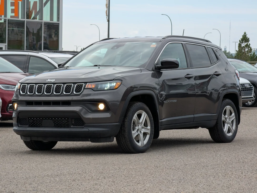 Used 2023 Grey Jeep North - - 4x4 - Blind Spot Monitor - Forward Collision Warning - Lane Keep Assist & More! image 4