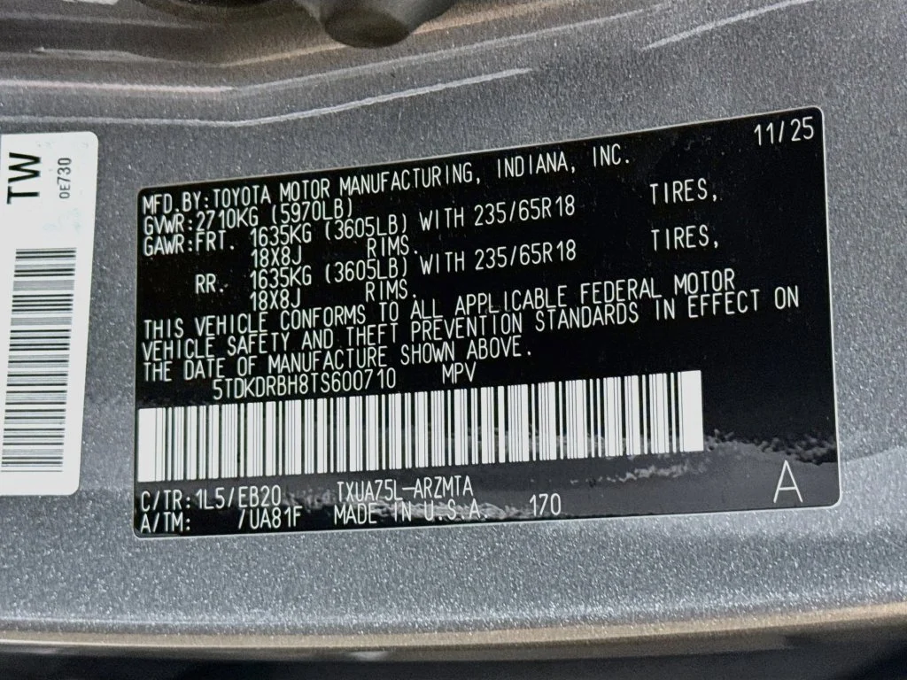 Used 2026 Gray Toyota XLE image 44