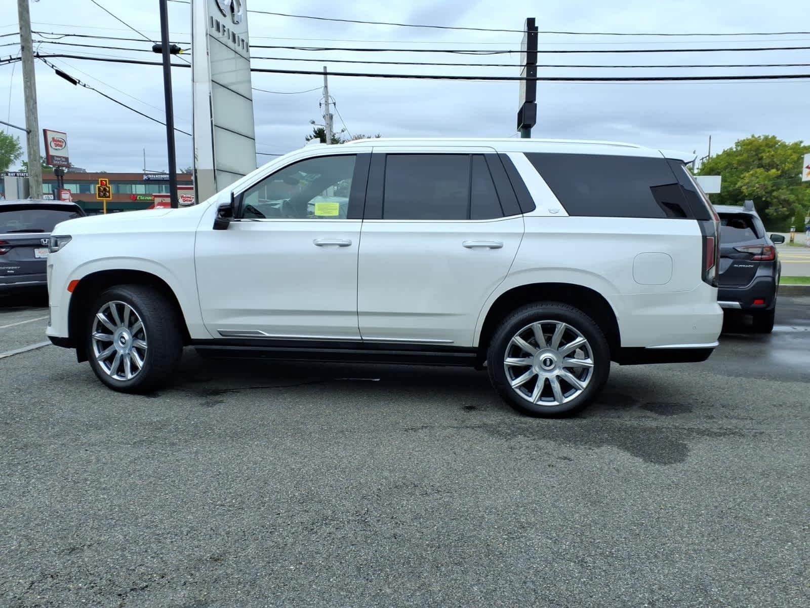Used 2024 Crystal White Tricoat Cadillac 4WD Premium Luxury image 7