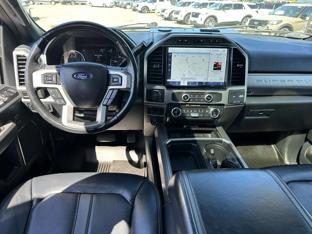 Used 2022 Star White Metallic Tri-Coat Ford Platinum image 20