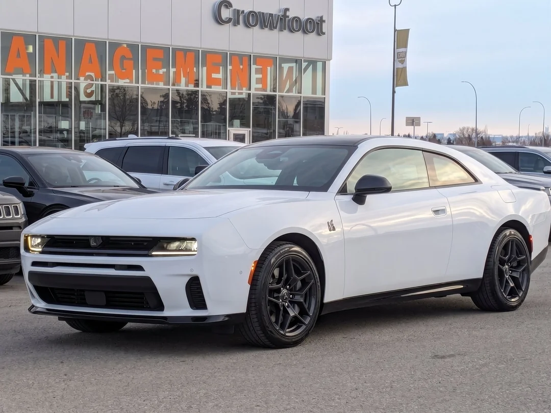 New 2026 White Dodge Scat Pack - - Blacktop Pkg - Two-Tone Black Roof - 20 Black Wheels - Adaptive Cruise & More! image 4