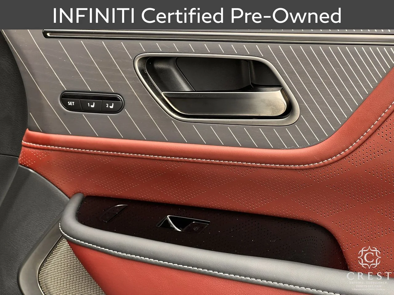 Certified Used 2026 Radiant White Black Obsidian INFINITI AUTOGRAPH image 29