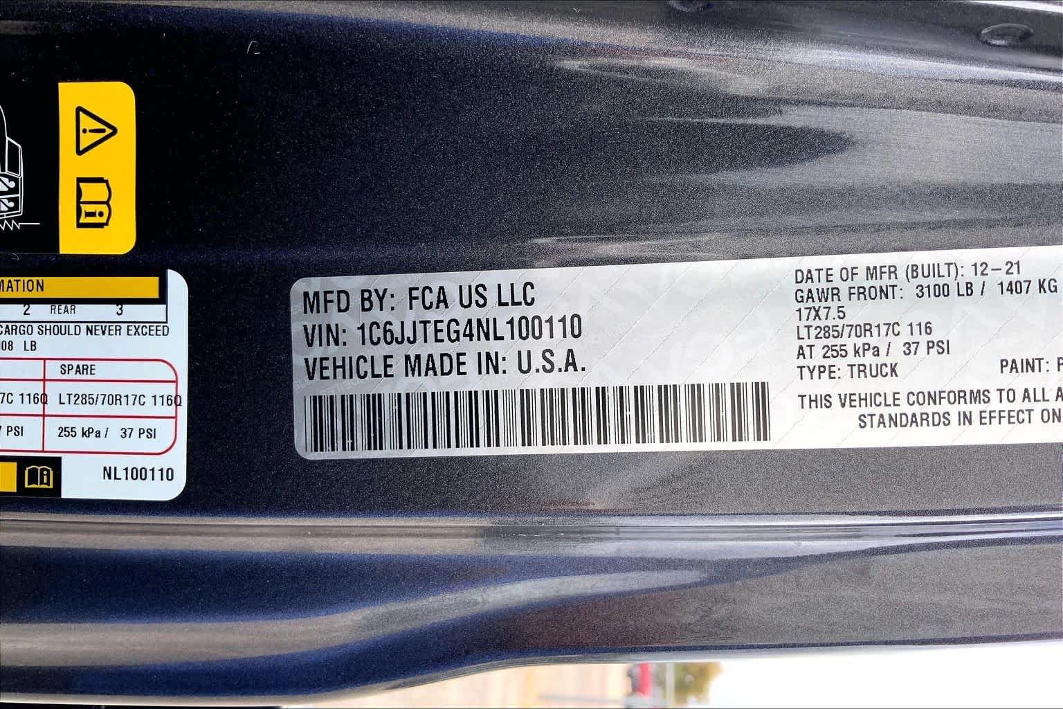 Used 2022 Granite Crystal Metallic Clearcoat Jeep Mojave image 36