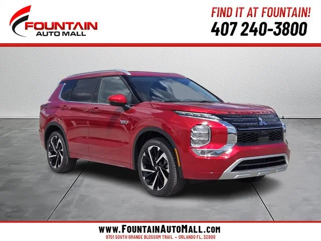 New 2025 Red Mitsubishi SEL image 1