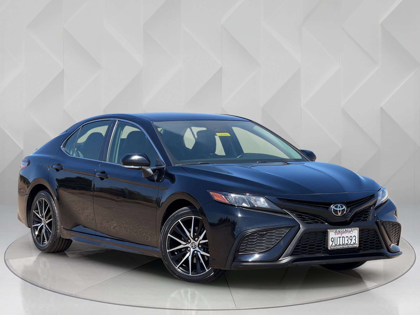 Certified Used 2023 Midnight Black Metallic Toyota SE image 6