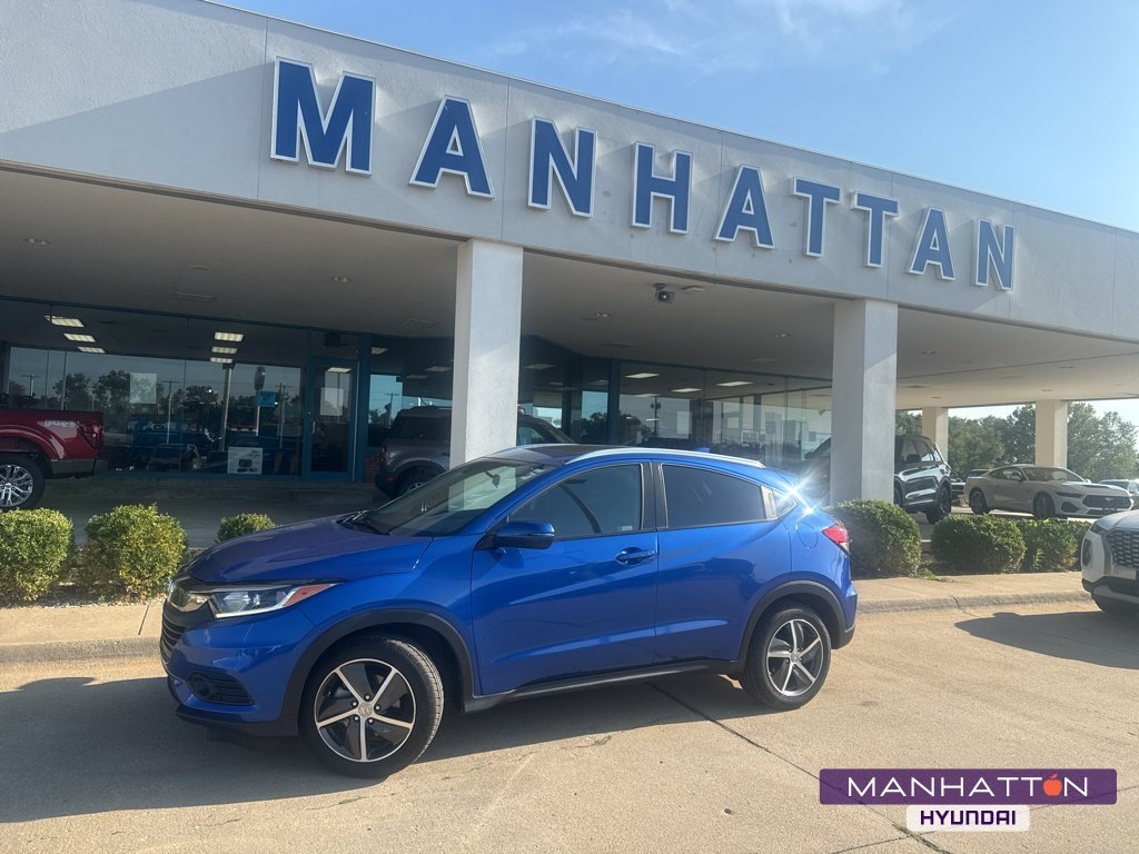 Used 2022 Blue Honda EX image 1