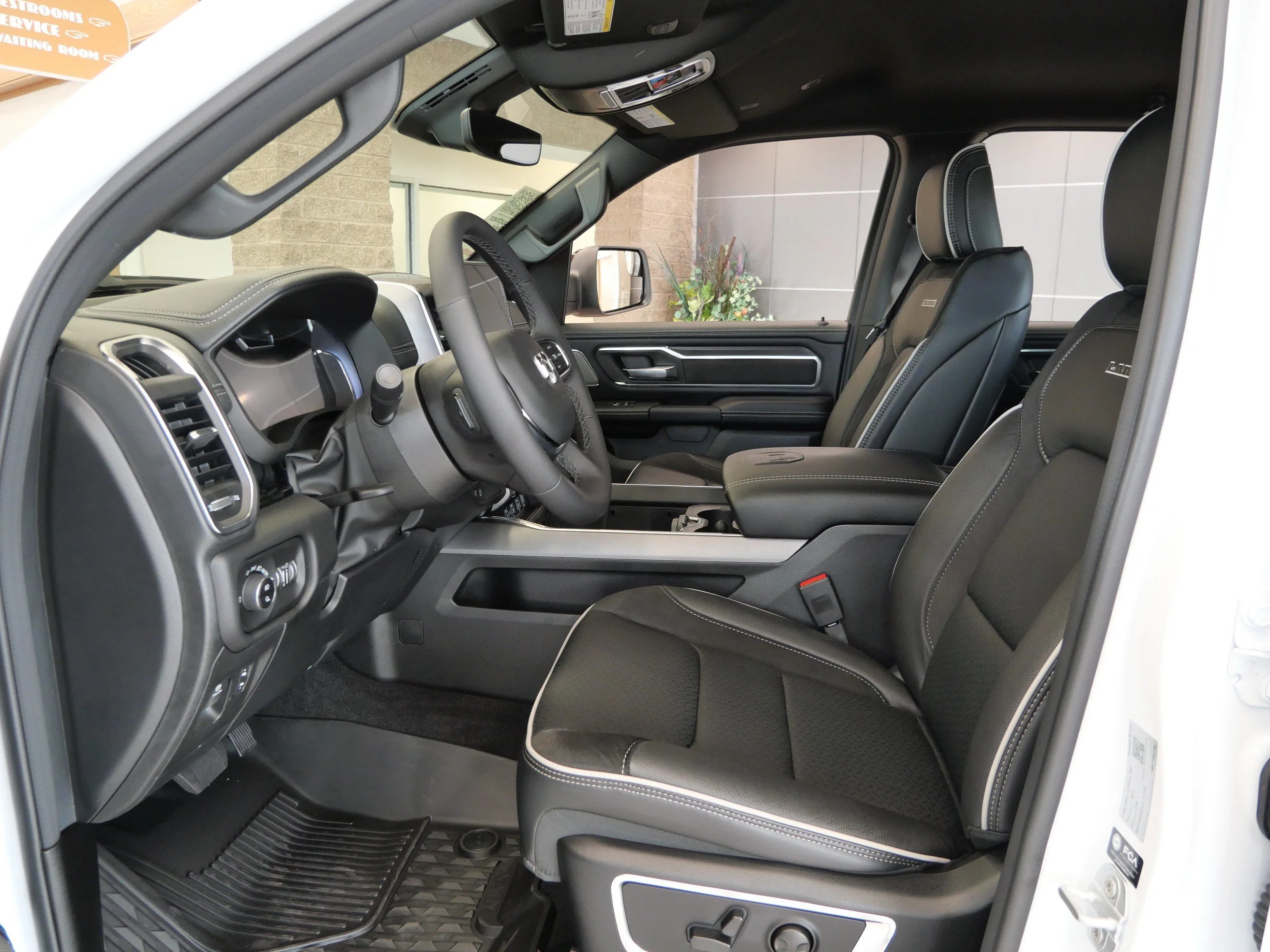 New 2026 Bright White Clear-Coat Exterior Paint RAM Laramie image 6