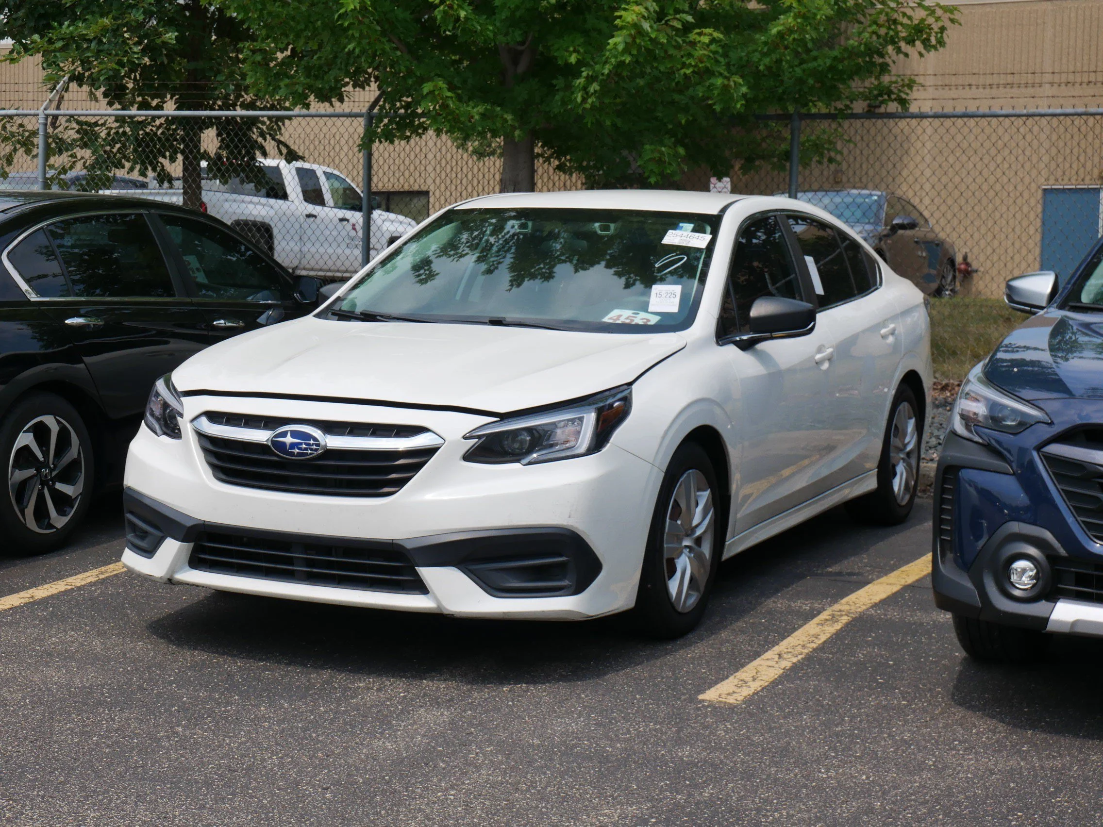Used 2021 Crystal White Pearl Subaru Sedan CVT image 3