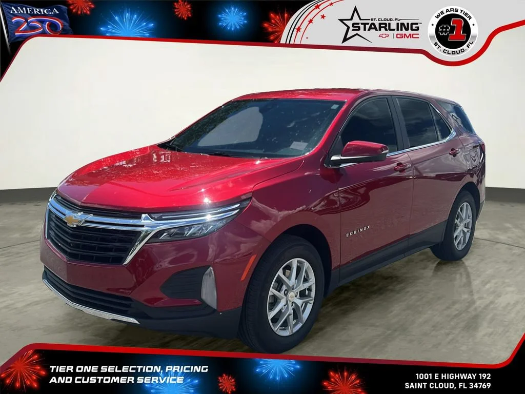 Used 2024 Radiant Red Tintcoat Chevrolet LT image 1