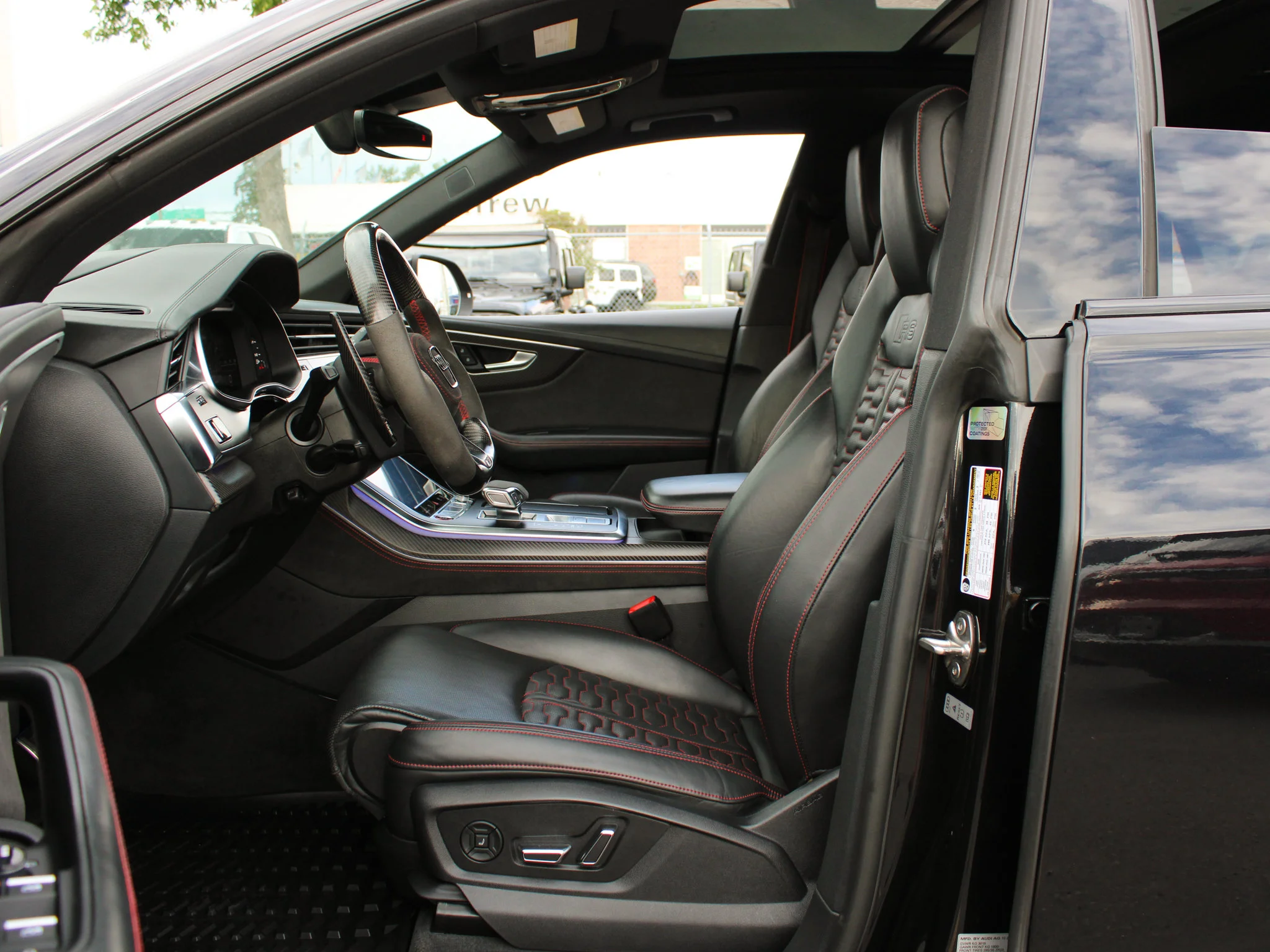 Certified Used 2021 Black Audi 4.0T*591 HP V8 | Valcona Heated/Vented Leather | Full PPF | Apple CarPlay | Head-Up Display image 3