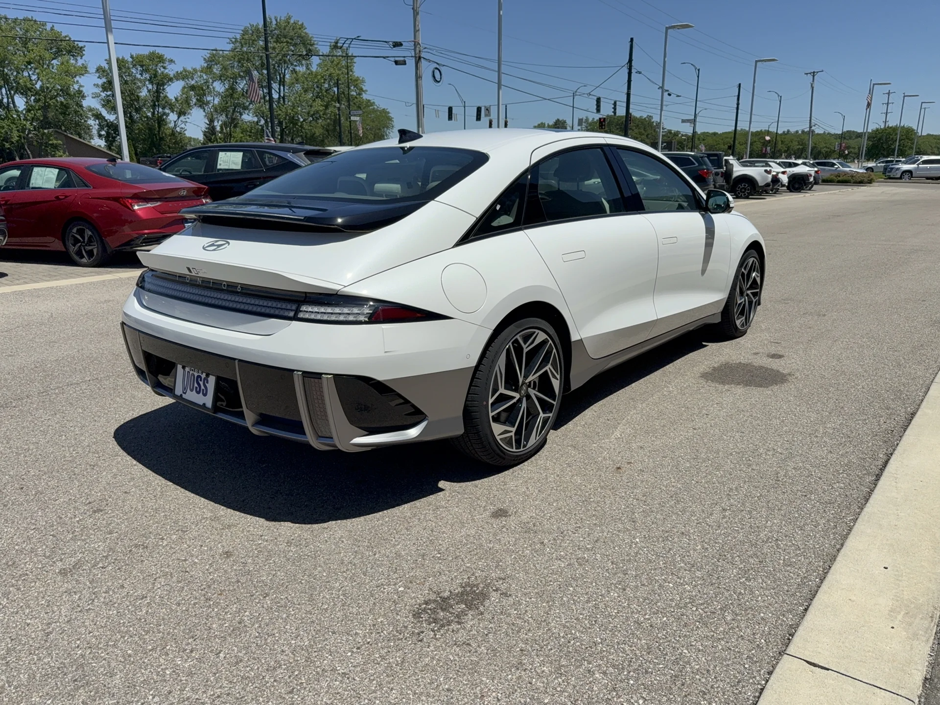 New 2024 Serenity White Pearl Hyundai Limited image 3