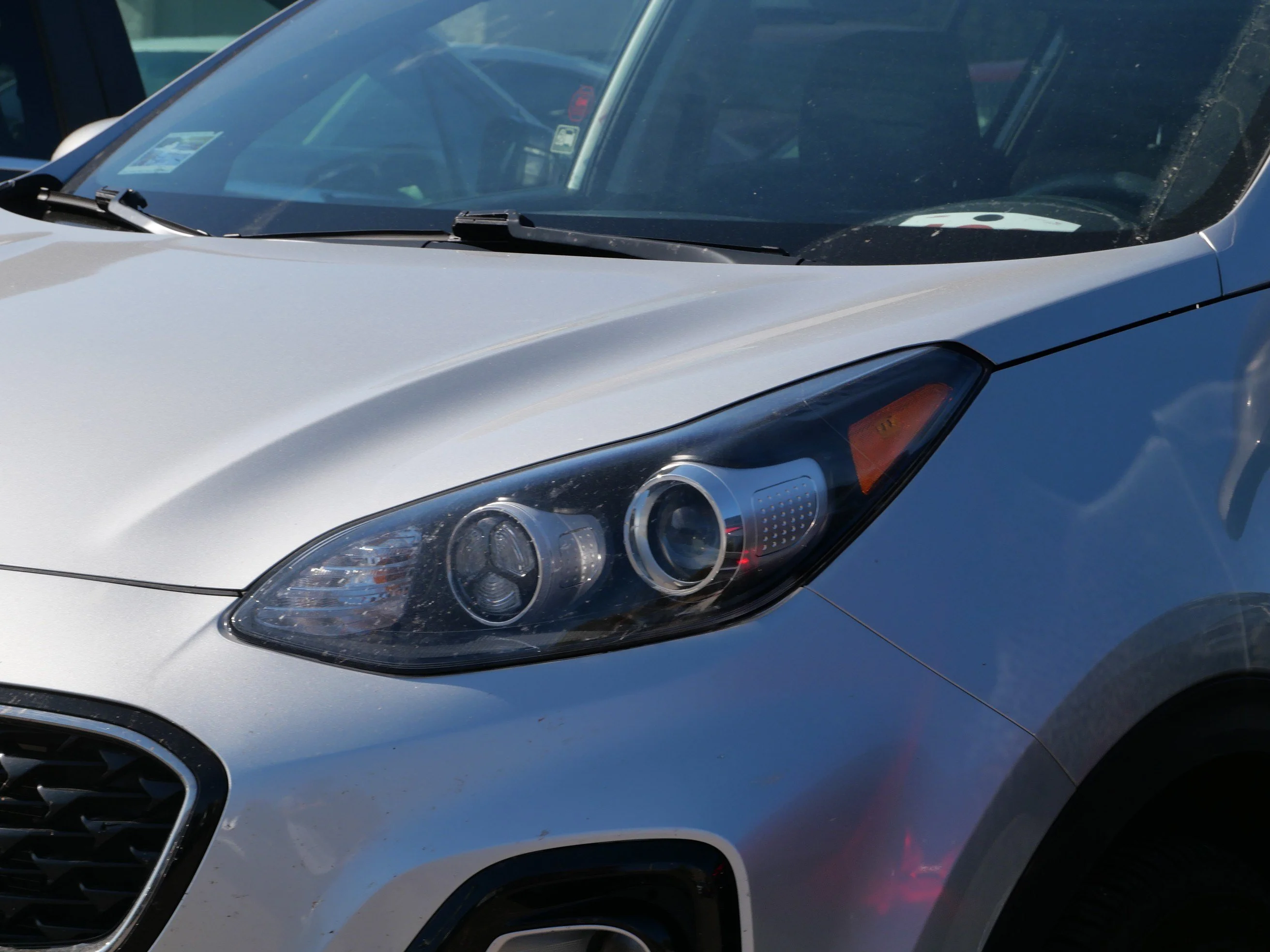 Used 2020 Sparkling Silver Kia LX image 2
