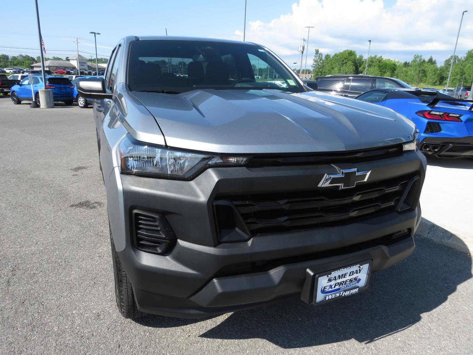 Used 2024 Sterling Gray Metallic Chevrolet Work Truck image 5