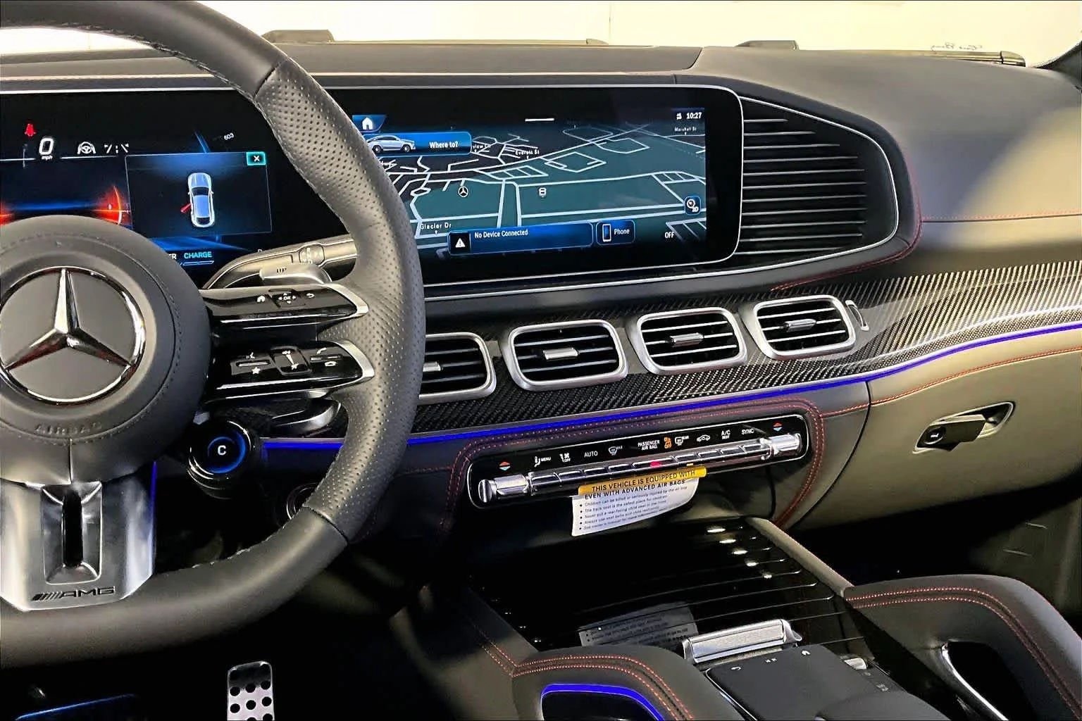 New 2026 MANUFAKTUR Moonlight White Metallic Mercedes-Benz AMG® GLE 63 S image 8