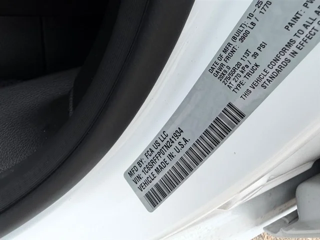 New 2026 Bright White Clear-Coat Exterior Paint RAM Big Horn image 22