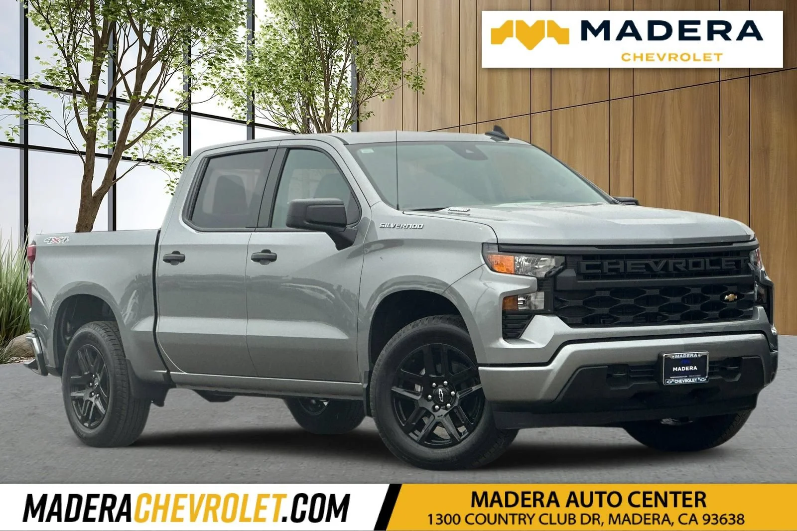 New 2026 Sterling Gray Metallic Chevrolet Custom image 1