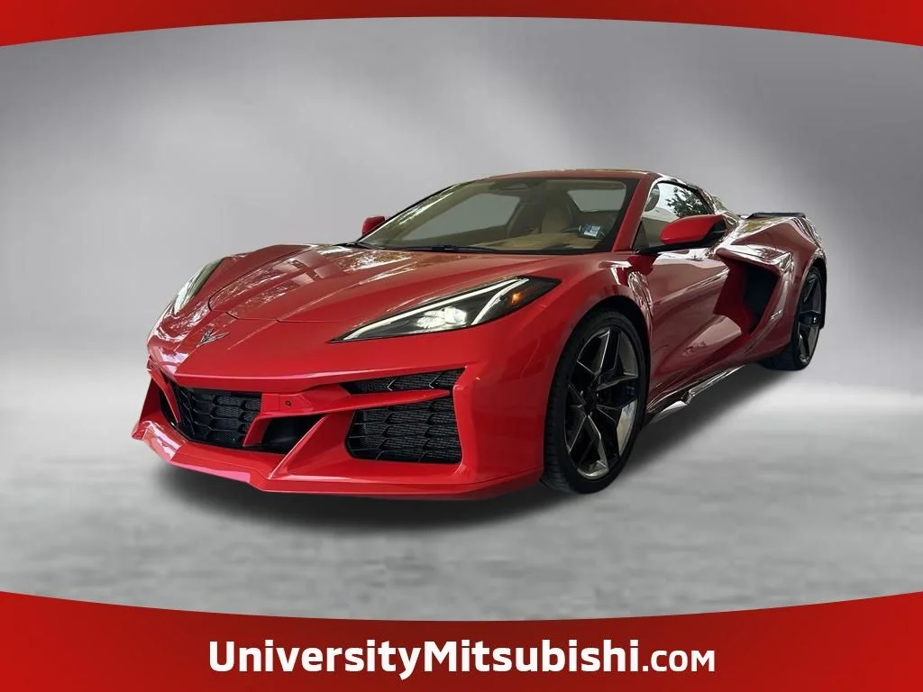 Used 2025 Red Chevrolet Z06 CONV 3LZ image 1