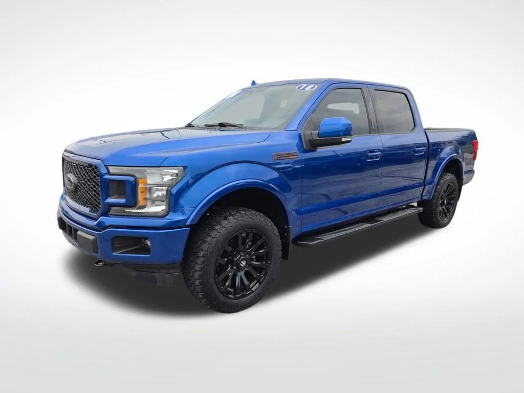 Used 2018 Blue Ford Lariat image 9