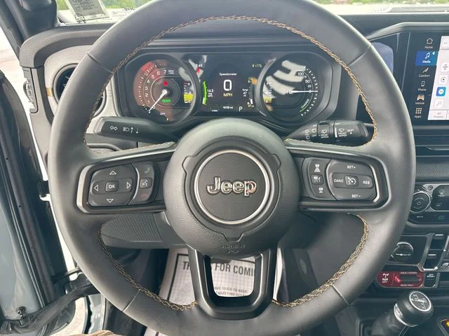 Certified Used 2024 Gray Jeep Willys 4xe image 14