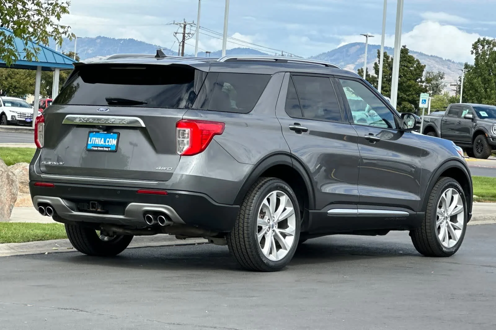 Certified Used 2023 Carbonized Gray Metallic Ford Platinum image 2