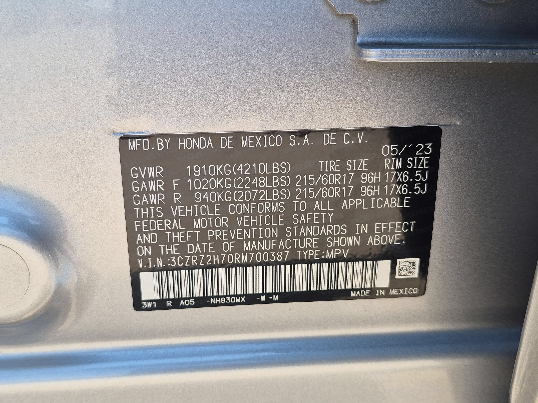 2024 Honda HR-V EX-L - Photo 35
