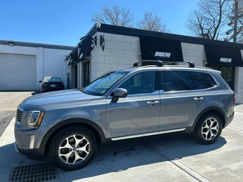 Used 2020 Blue Kia EX Sport Utility 4D image 5