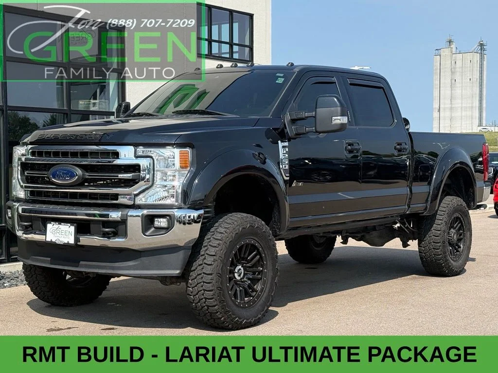 Used 2021 Black Ford Lariat image 1