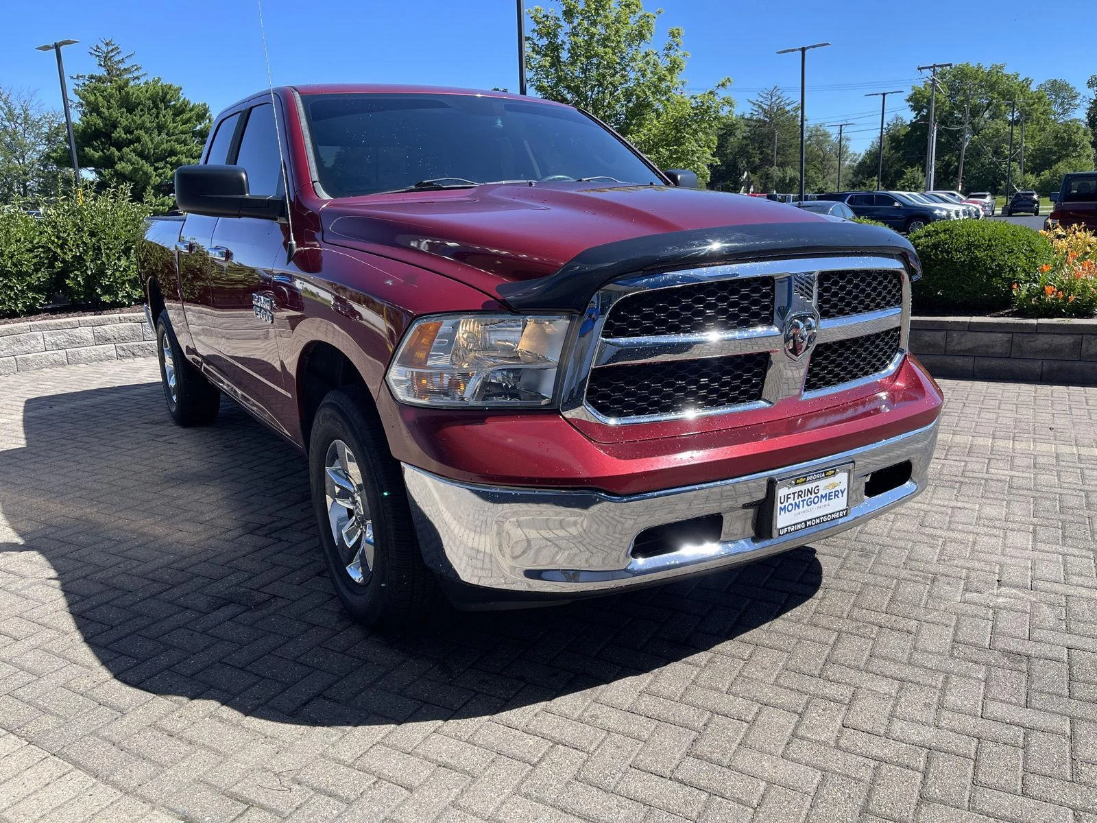 Used 2015 Deep Cherry Red Crystal Pearlcoat Ram SLT image 7