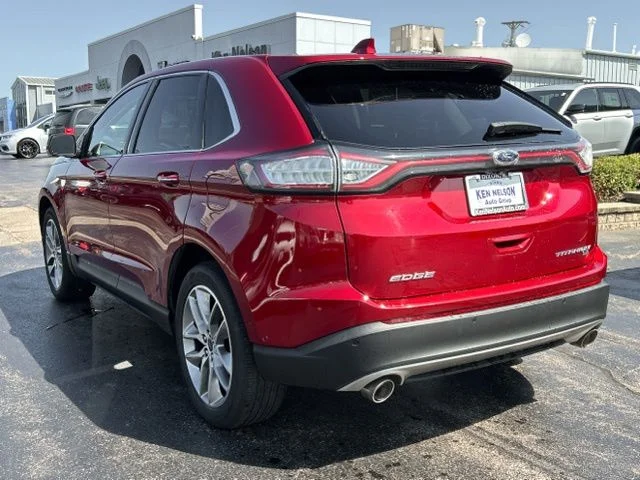 Used 2017 Red Ford Titanium image 3