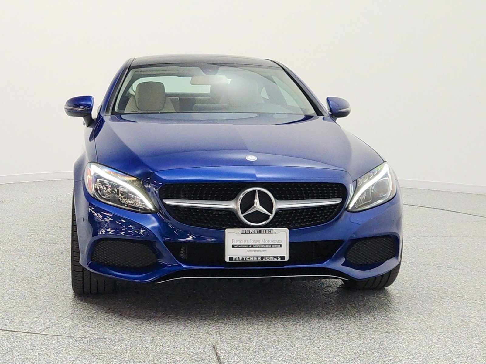 Used 2017 Brilliant Blue Metallic Mercedes-Benz C 300 Coupe image 2