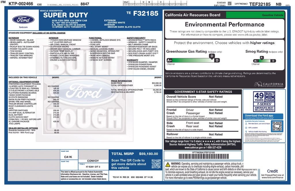 New 2026 White Ford XL image 42
