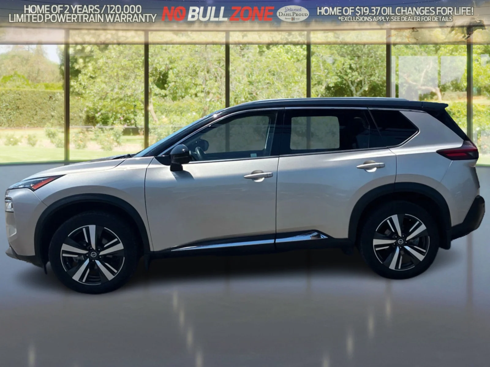 Used 2021 Brilliant Silver / Black Nissan SL image 2