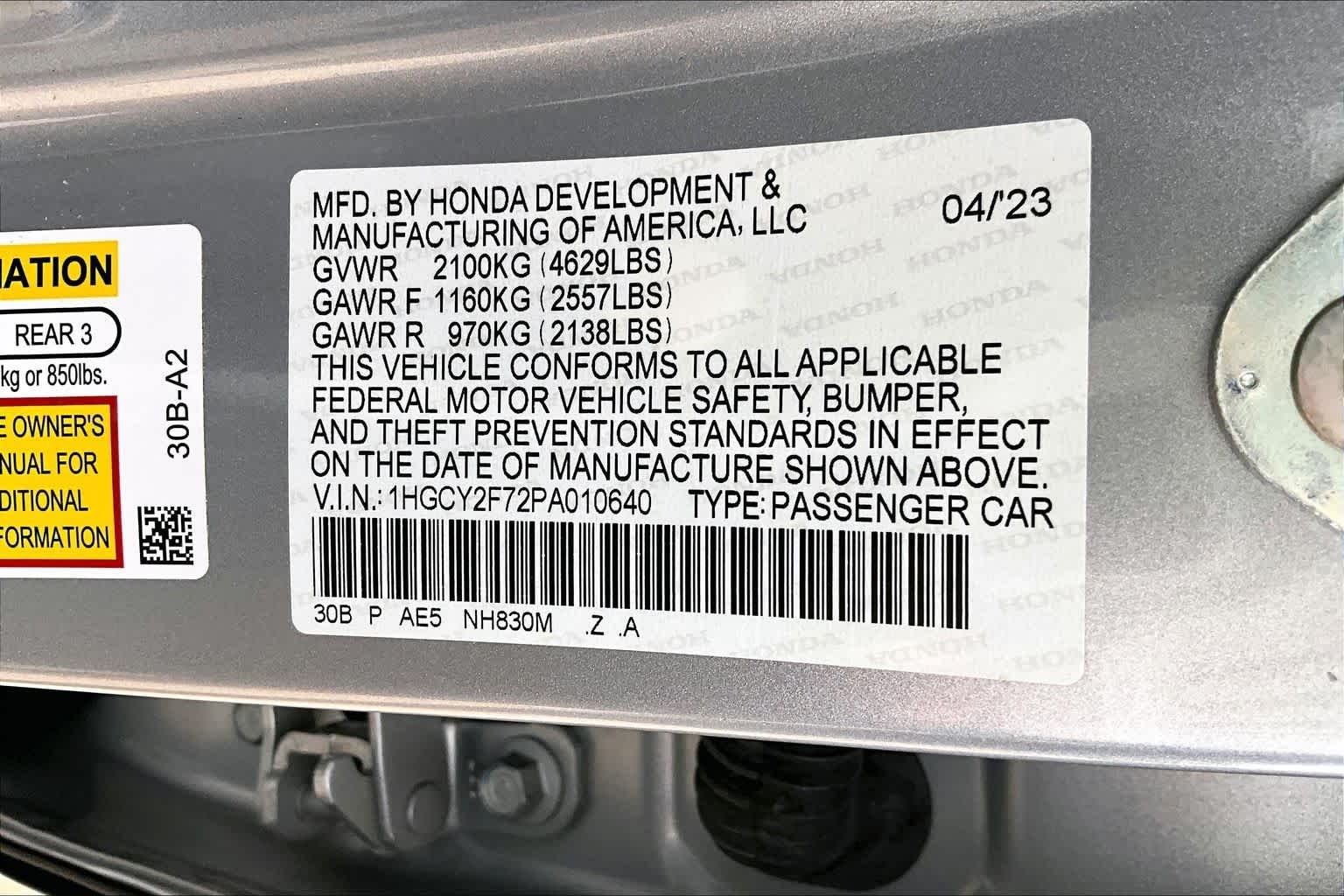 2023 Honda Accord Hybrid Sport-L - Photo 35