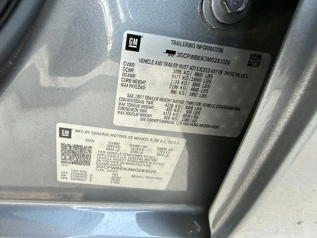 Used 2021 Gray Chevrolet Custom image 44