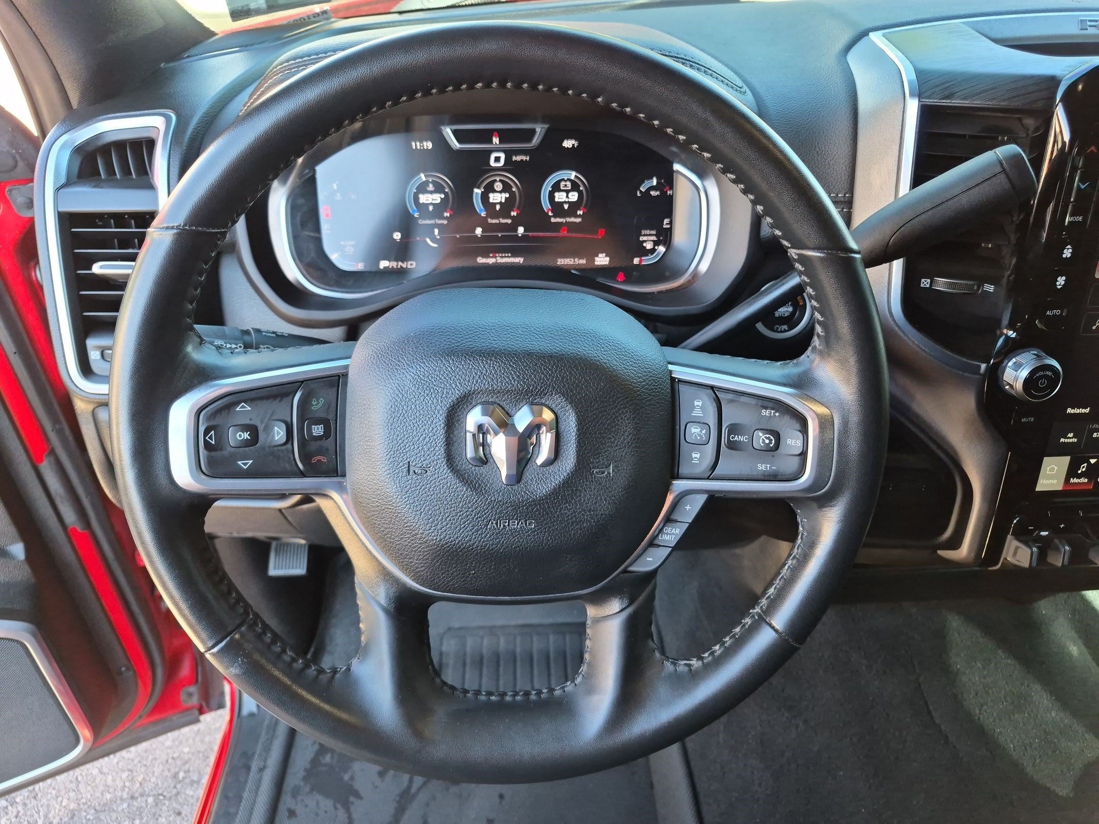 Certified Used 2024 Flame Red Clearcoat Ram Laramie image 18